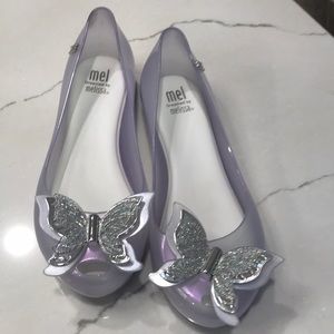 Mel by melissa kids “Cinderella” flats size 1